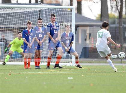 Thumbnail 3 in Lewiston-Porter vs. Livonia (NYSPHSAA Class B Far West Regional) photogallery.