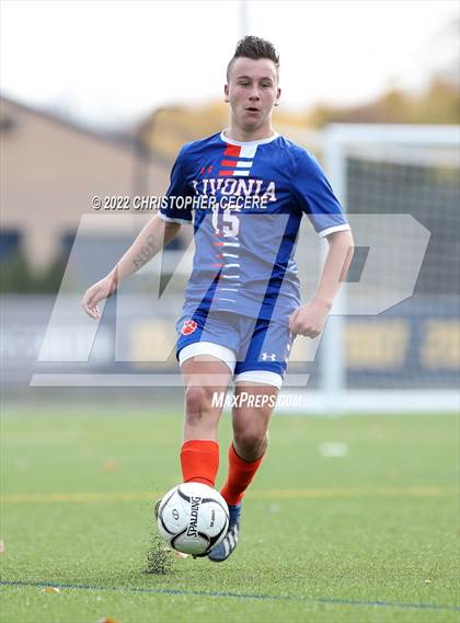 Thumbnail 2 in Lewiston-Porter vs. Livonia (NYSPHSAA Class B Far West Regional) photogallery.
