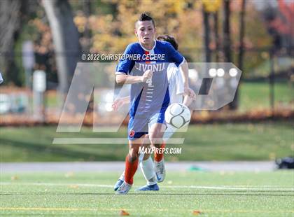 Thumbnail 2 in Lewiston-Porter vs. Livonia (NYSPHSAA Class B Far West Regional) photogallery.