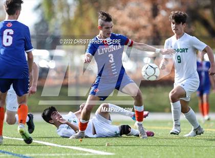 Thumbnail 2 in Lewiston-Porter vs. Livonia (NYSPHSAA Class B Far West Regional) photogallery.