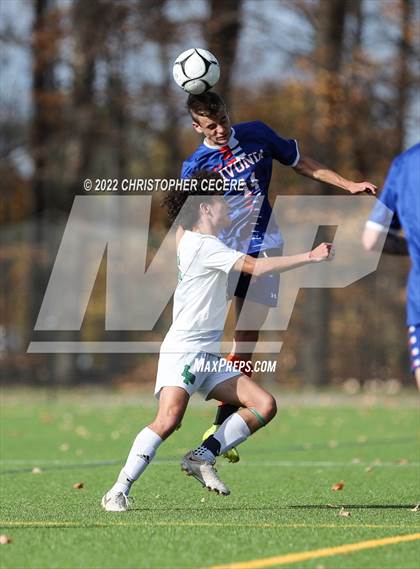 Thumbnail 2 in Lewiston-Porter vs. Livonia (NYSPHSAA Class B Far West Regional) photogallery.