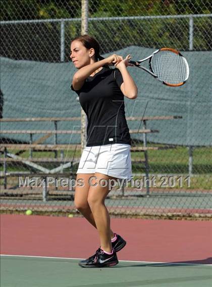 Thumbnail 1 in Section Xi Division II Tennis Tournament photogallery.