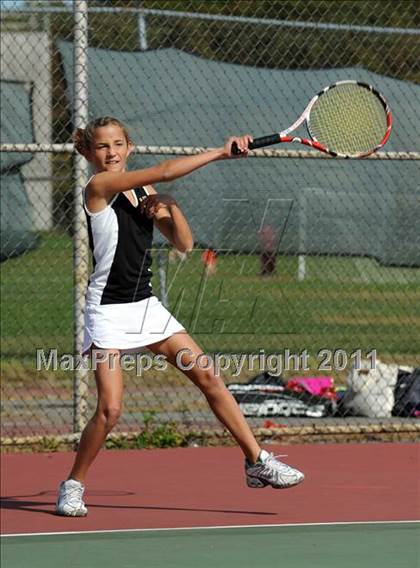 Thumbnail 1 in Section Xi Division II Tennis Tournament photogallery.