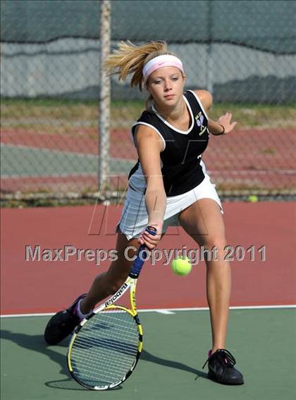 Thumbnail 3 in Section Xi Division II Tennis Tournament photogallery.