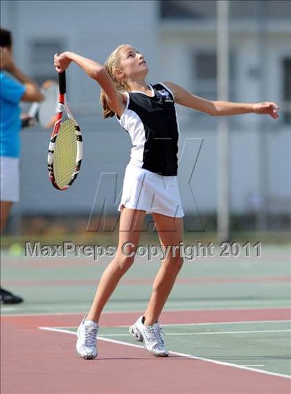 Thumbnail 1 in Section Xi Division II Tennis Tournament photogallery.