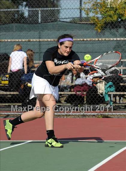 Thumbnail 3 in Section Xi Division II Tennis Tournament photogallery.