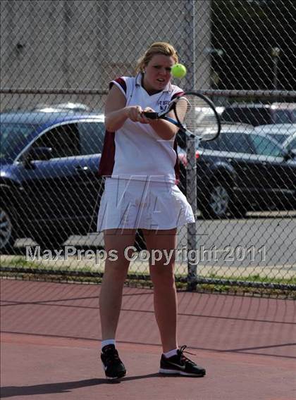 Thumbnail 2 in Section Xi Division II Tennis Tournament photogallery.