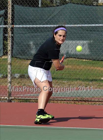 Thumbnail 2 in Section Xi Division II Tennis Tournament photogallery.