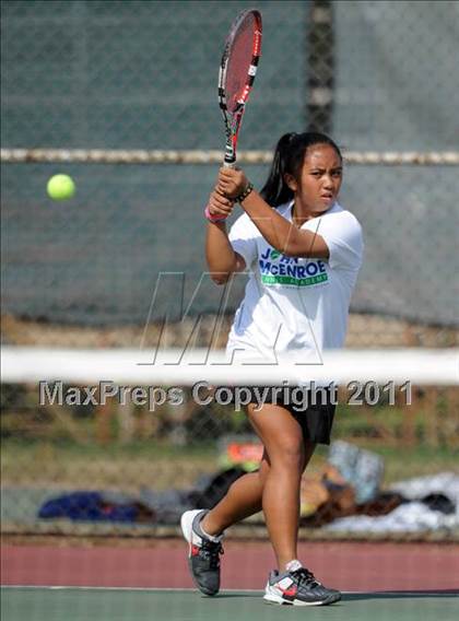 Thumbnail 1 in Section Xi Division II Tennis Tournament photogallery.