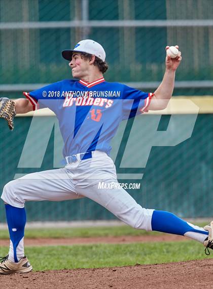 Thumbnail 2 in Christian Brothers vs. Jesuit (Albie Swingin’ For Life) photogallery.