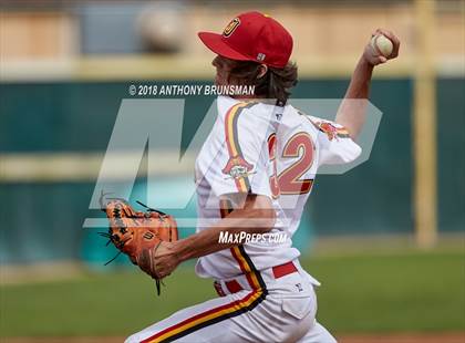 Thumbnail 1 in Christian Brothers vs. Jesuit (Albie Swingin’ For Life) photogallery.