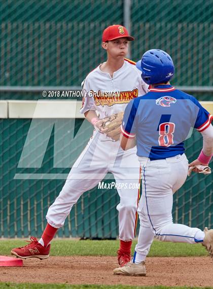 Thumbnail 3 in Christian Brothers vs. Jesuit (Albie Swingin’ For Life) photogallery.