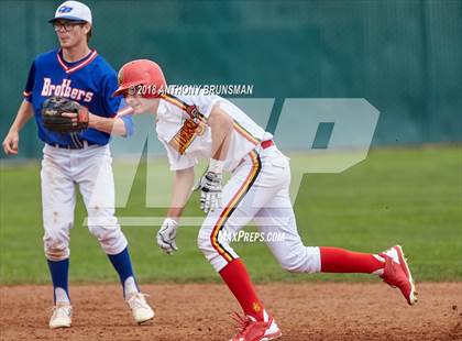 Thumbnail 1 in Christian Brothers vs. Jesuit (Albie Swingin’ For Life) photogallery.