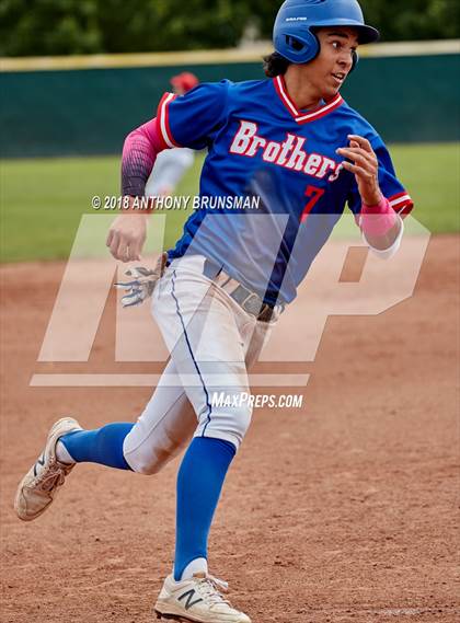 Thumbnail 1 in Christian Brothers vs. Jesuit (Albie Swingin’ For Life) photogallery.