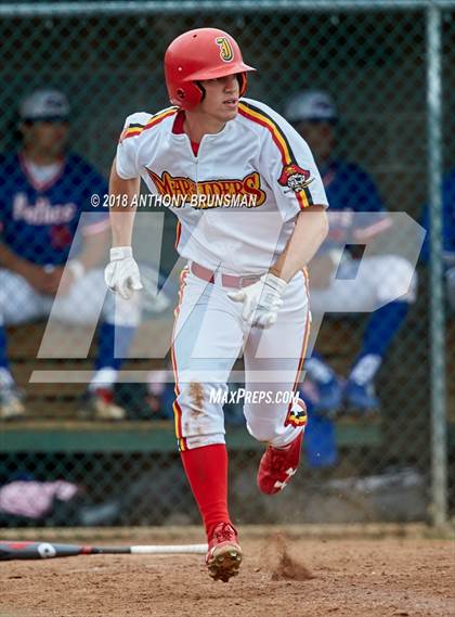 Thumbnail 2 in Christian Brothers vs. Jesuit (Albie Swingin’ For Life) photogallery.