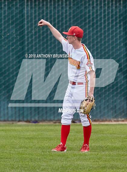 Thumbnail 2 in Christian Brothers vs. Jesuit (Albie Swingin’ For Life) photogallery.