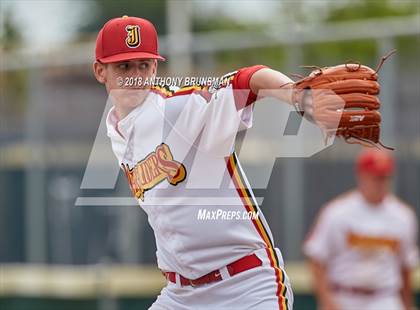 Thumbnail 3 in Christian Brothers vs. Jesuit (Albie Swingin’ For Life) photogallery.