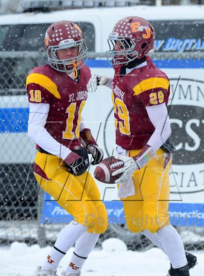 Thumbnail 3 in Brookfield vs. St. Joseph (CIAC Class M Final) photogallery.