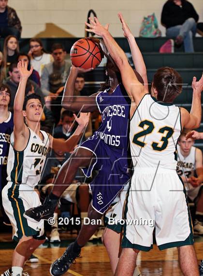 Thumbnail 3 in Northview Academy vs Tennessee School For The Deaf (TSSAA D2A Quarterfinals) photogallery.