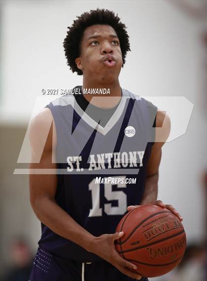 Thumbnail 2 in Campbell Hall vs St. Anthony (West Side Tip Off Classic) photogallery.