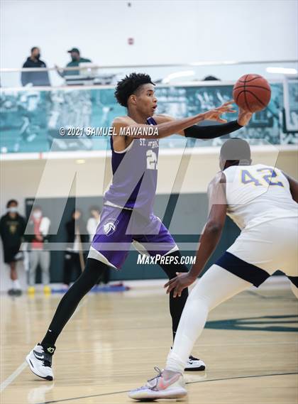 Thumbnail 2 in Campbell Hall vs St. Anthony (West Side Tip Off Classic) photogallery.