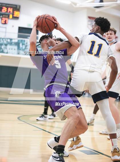Thumbnail 2 in Campbell Hall vs St. Anthony (West Side Tip Off Classic) photogallery.