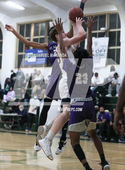 Thumbnail 1 in Campbell Hall vs St. Anthony (West Side Tip Off Classic) photogallery.