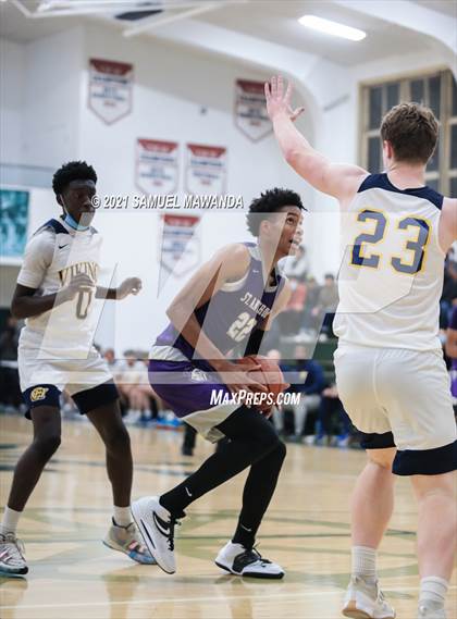 Thumbnail 1 in Campbell Hall vs St. Anthony (West Side Tip Off Classic) photogallery.