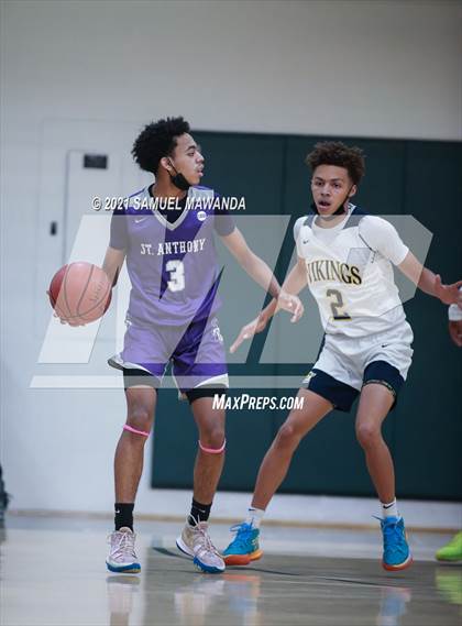 Thumbnail 2 in Campbell Hall vs St. Anthony (West Side Tip Off Classic) photogallery.