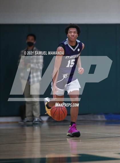 Thumbnail 3 in Campbell Hall vs St. Anthony (West Side Tip Off Classic) photogallery.