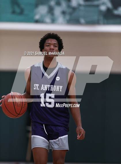 Thumbnail 3 in Campbell Hall vs St. Anthony (West Side Tip Off Classic) photogallery.