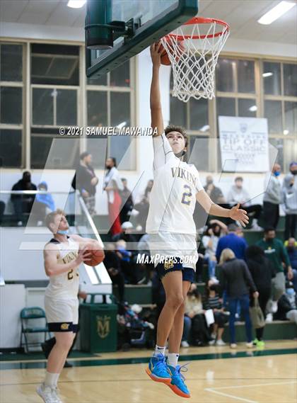 Thumbnail 2 in Campbell Hall vs St. Anthony (West Side Tip Off Classic) photogallery.