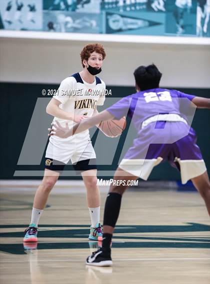 Thumbnail 2 in Campbell Hall vs St. Anthony (West Side Tip Off Classic) photogallery.