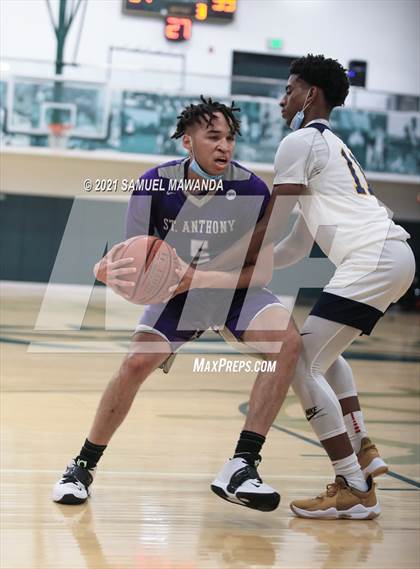 Thumbnail 1 in Campbell Hall vs St. Anthony (West Side Tip Off Classic) photogallery.