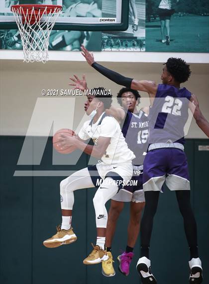 Thumbnail 2 in Campbell Hall vs St. Anthony (West Side Tip Off Classic) photogallery.