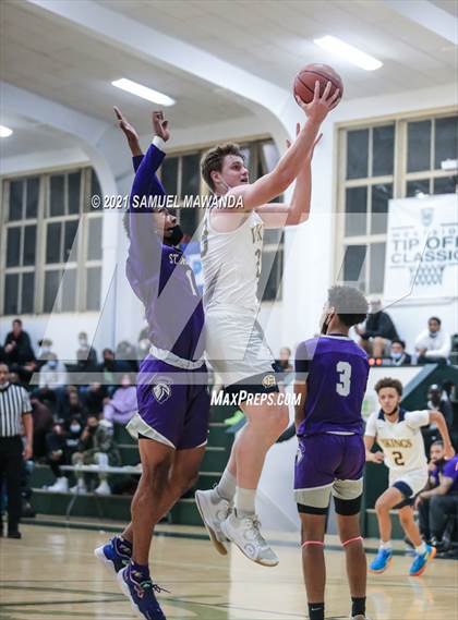 Thumbnail 2 in Campbell Hall vs St. Anthony (West Side Tip Off Classic) photogallery.