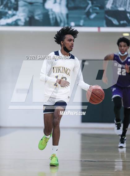 Thumbnail 2 in Campbell Hall vs St. Anthony (West Side Tip Off Classic) photogallery.