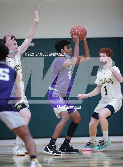 Thumbnail 3 in Campbell Hall vs St. Anthony (West Side Tip Off Classic) photogallery.