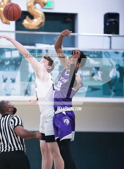 Thumbnail 1 in Campbell Hall vs St. Anthony (West Side Tip Off Classic) photogallery.