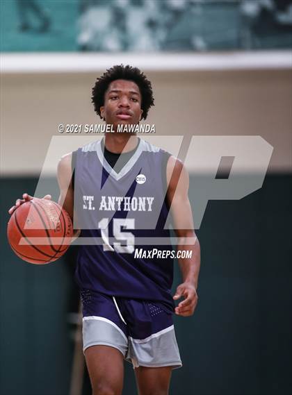 Thumbnail 1 in Campbell Hall vs St. Anthony (West Side Tip Off Classic) photogallery.