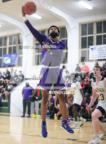 Thumbnail 2 in Campbell Hall vs St. Anthony (West Side Tip Off Classic) photogallery.