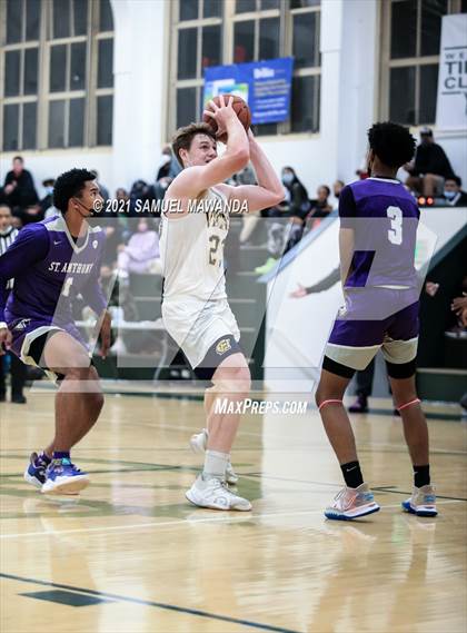 Thumbnail 1 in Campbell Hall vs St. Anthony (West Side Tip Off Classic) photogallery.