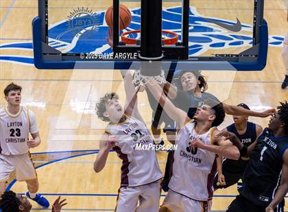 Thumbnail 3 in Layton Christian Academy vs. Mt. Zion Prep Academy (Five for the Fight) photogallery.