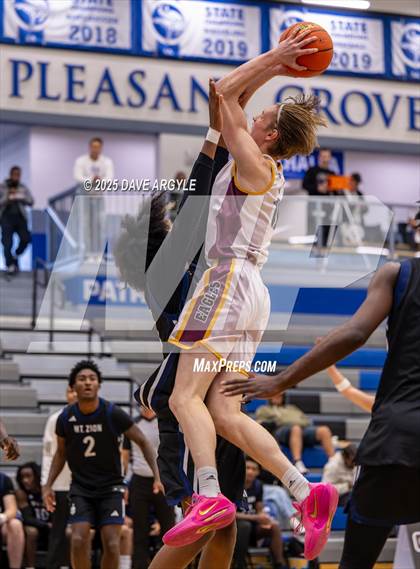 Thumbnail 2 in Layton Christian Academy vs. Mt. Zion Prep Academy (Five for the Fight) photogallery.