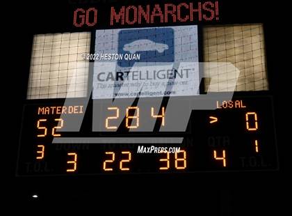 Thumbnail 1 in Los Alamitos @ Mater Dei (CIF-SS D1 Semi-Final) photogallery.