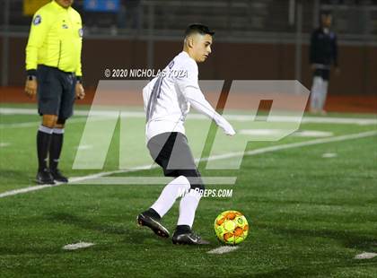 Thumbnail 3 in Lynwood vs. Firebaugh (LUSD Annual Soccer Derby) photogallery.