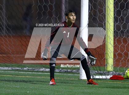 Thumbnail 3 in Lynwood vs. Firebaugh (LUSD Annual Soccer Derby) photogallery.