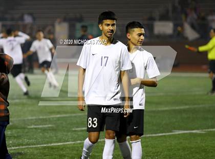 Thumbnail 1 in Lynwood vs. Firebaugh (LUSD Annual Soccer Derby) photogallery.
