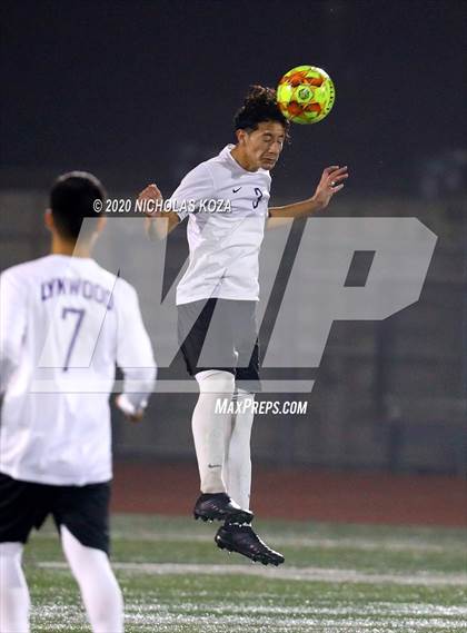 Thumbnail 1 in Lynwood vs. Firebaugh (LUSD Annual Soccer Derby) photogallery.