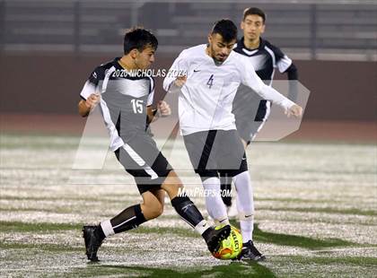 Thumbnail 3 in Lynwood vs. Firebaugh (LUSD Annual Soccer Derby) photogallery.